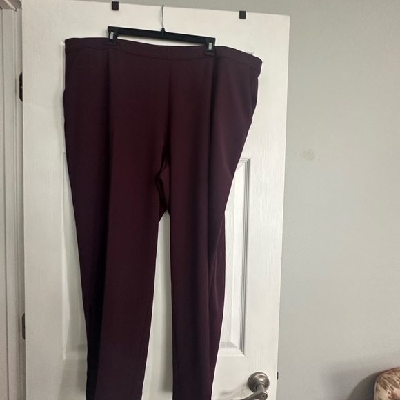 Dennis Basso Deep Purple Women's Trousers New - Picture 3 of 6